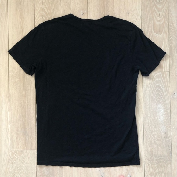 Velvet by Graham & Spencer Pocket T Shirt in Black Size S - Picture 3 of 8